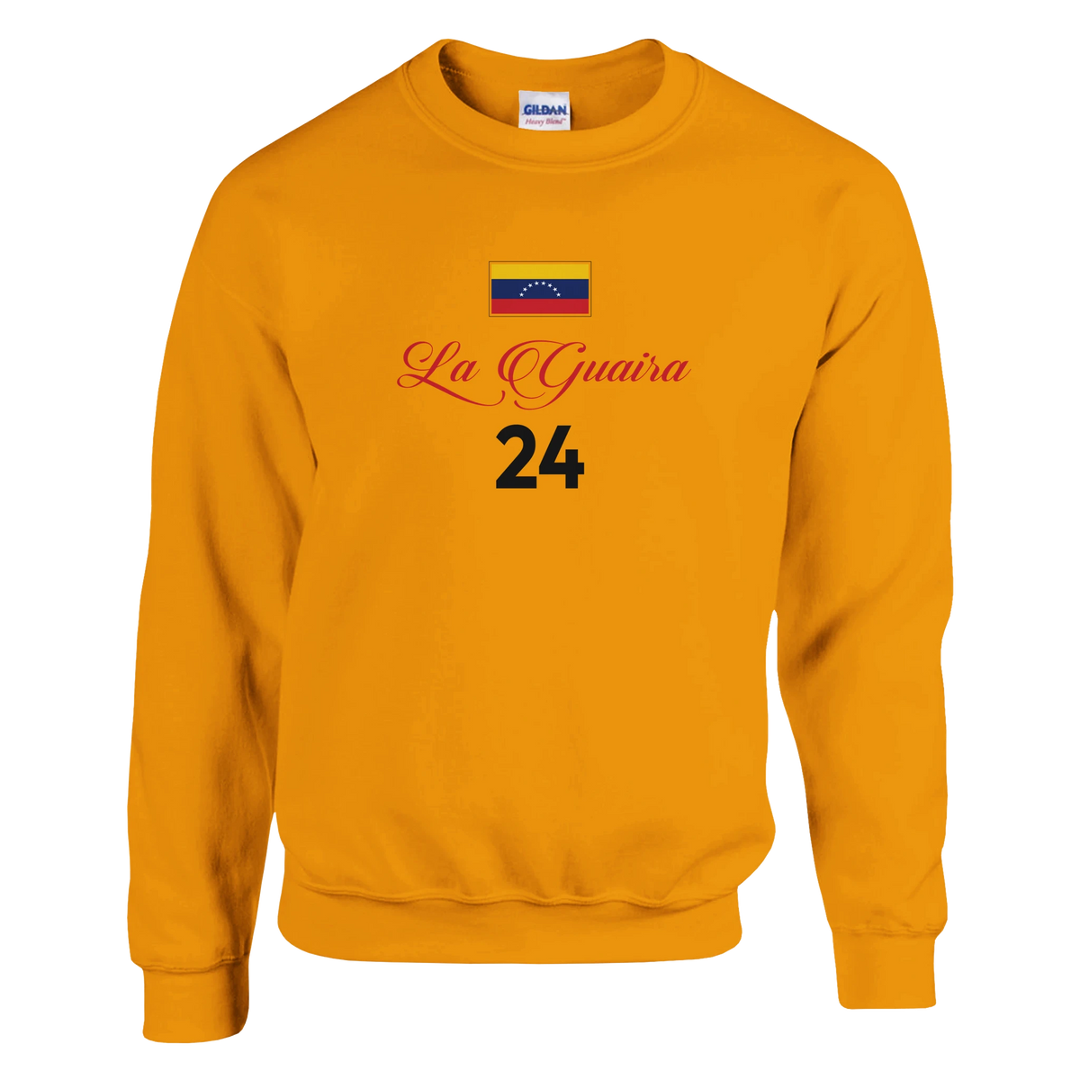 White sweatshirt featuring The Earthquake Of La Guaira design