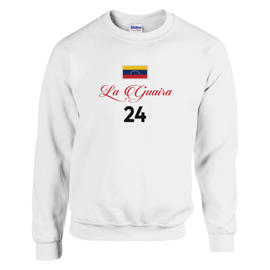 Gray sweatshirt with The Earthquake Of La Guaira print
